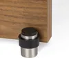 2 x Türstopper DUST Edelstahl gebürstet Ø 35 mm Höhe 45 mm Produktbild-Vorschau 3