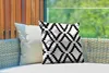 MuchoWow® Outdoor Kissen - Schwarz - Muster - Luxus - 40x40 Produktbild-Vorschau 3