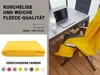 Kuscheldecke, 130x170 cm, gelb Produktbild-Vorschau 5