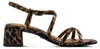 Tamaris Damen Sandalette aus Stoff mit Karree Spitze Produktbild-Vorschau 4