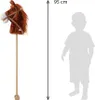 Hobby Horse z dźwiękiem i kołami Bruno Baby Mix Brown Podgląd zdjęcia produktu 6