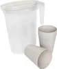 MICHELINO Elegante set da 5 pezzi: caraffa con 4 bicchieri Anteprima dell’immagine prodotto 1