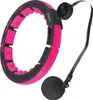 Magnetischer Hula Hoop mit Gewicht, Schwarz/Pink, mit Produktbild-Vorschau 1