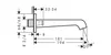 hansgrohe AXOR Citterio E bec de baignoire, 36425340, Anteprima dell’immagine prodotto 2