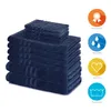 Lavea® 10-teiliges Handtuch Set Elena, 100% Baumwolle - 4x Produktbild-Vorschau 2