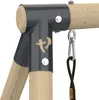 Schaukelgestell mit 2 Schaukeln AMANDIER Braun H190cm Produktbild-Vorschau 3