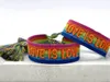LS-LebenStil Canvas Statement Armband Love Love Regenbogen Produktbild-Vorschau 2