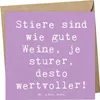 Mr. & Mrs. Panda Grußkarte Spruch Sturer Stier - Produktbild-Vorschau 1