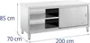 Expondo Royal Catering Edelstahl-Arbeitsschrank - ECO - 200 Produktbild-Vorschau 8