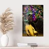 DEQOART Glasbild Echtglas 40x60 cm 'Geistesblüten' Wandbild Produktbild-Vorschau 4