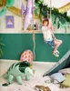 Folienballon Dinosaurier Triceratops 93x49cm Grün Produktbild-Vorschau 14