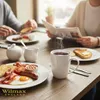 Wilmax Tasse 460 ml Weiß Porzellan Olivia WL-993018/A Produktbild-Vorschau 7