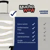 MuchoWow® Koffer Handgepäck Trolley Rollkoffer Kleine Produktbild-Vorschau 6