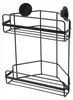SEPIO Duschablage Schwarz, Badezimmer Organizer Eckig, Produktbild-Vorschau 2