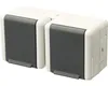 JUNG Prise SCHUKO double 8220W WG800 IP44 horizontal.Mont.4 Voir les images du produit 3