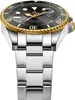 Herren Uhr Edelstahl Uhren Herren wasserdichte Analog Quarz Produktbild-Vorschau 2