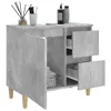 vidaXL Mobile da bagno grigio cemento 65x33x60 cm materiale Anteprima dell’immagine prodotto 4