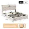 INONEFT Polsterbett 160x200cm mit LED und USB-Ladegerät, Produktbild-Vorschau 7