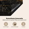 KitchenYeah© Herdabdeckplatte Marmor - Schwarz - Gold - Produktbild-Vorschau 5