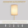 Stehlampe Vintage Gold mit Stoffschirm E27, Modische Produktbild-Vorschau 4