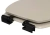 Leise schließender Toilettensitz ONYX, 37,5 x 49,9 x 5,2 cm Produktbild-Vorschau 3