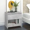 vidaXL Table de nuit gris béton 40x30x39 cm Bois composite Voir les images du produit 1