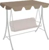 A taupe canopy for a Hollywood swing set, shown on a white background. Náhľad obrázku produktu