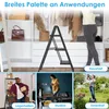 TWOLIIN Žebřík skládací 3 stupně, žebřík, protiskluzový Náhled obrázku produktu 5