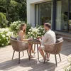 di volio Gartenmöbel Set RIETI - Braun/Grau, Balkonmöbel Produktbild-Vorschau 8