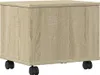 vidaXL Stojak na drukarkę z kółkami dąb sonoma 41x32x34,5 Podgląd zdjęcia produktu 7