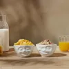 FIFTYEIGHT Schälchen-Set 200ml - Lachend & Zwinkernd weiß Náhled obrázku produktu 5