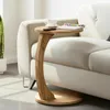 Carenza Home Beistelltisch C-Form, Sofatisch mit Rollen, Produktbild-Vorschau 1