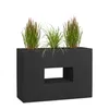 PFLANZWERK® Hochbeet Pflanzkübel VISTA 75cm ANTHRAZIT Produktbild-Vorschau 1