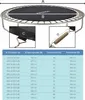 AREBOS Sprungmatte Ø 264 cm für Trampoline mit Ø 305 cm 140 Produktbild-Vorschau 7