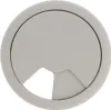 Kabeldose grau ø 60mm Kabeldurchführung rund Kabeldurchlass Produktbild-Vorschau 2