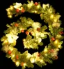 vidaXL Guirlande de Noël avec lumières LED Vert 2,7 m PVC Voir les images du produit 7