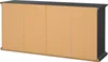 Kommode - Grau, 48,5x183,4x86,88h cm Produktbild-Vorschau 10