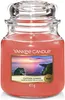 Yankee Candle Cliffside Sunrise Medium Jar, Zylinder, Pink, Produktbild-Vorschau 1