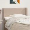 The Living Store Kopfteil mit Ohren Cappuccino-Braun Produktbild-Vorschau 1