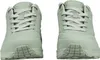 A front view of a pair of gray Skechers sneakers against a white background. Anteprima dell’immagine prodotto
