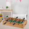 Relaxdays Tischkicker, Kinder, Erwachsene, Holz-Optik, Produktbild-Vorschau 2