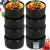 Vilde | Zwarte porseleinen ovenschalen - Set van 8 stuks - Productafbeelding-voorbeeld 8