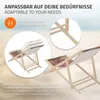 ECD Germany Set da 5 sedie a sdraio pieghevoli Floral Anteprima dell’immagine prodotto 4