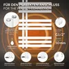 Grzejnik łazienkowy LuxeBath Design, 500x1000 mm, biały, Podgląd zdjęcia produktu 4