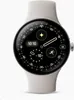 A close-up of a Google Pixel Watch with a digital watch face displayed. Produktbild-Vorschau