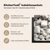 KitchenYeah© Herdabdeckplatte Steine - Schotter - Weiß , Produktbild-Vorschau 6