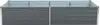 Metall Blumenbeet Hochbeet 320x80x77 cm Grau Pflanzbeet Produktbild-Vorschau 5