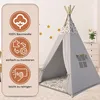 Tipi Zelt für Kinder|Spielzelt Kinder Indoor|Spielzelt mit Produktbild-Vorschau 5