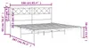 VidaXL 372329, Bílá, 166 cm, 2,07 m, 90 cm, 1600 x 2000 mm, Náhled obrázku produktu 8