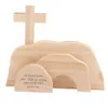 Ostern Auferstehung Szene Holz Ornamente für Die Home Tisch Produktbild-Vorschau 1